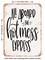 DECORATIVE METAL SIGN - All Aboard the Hot Mess Express - Vintage Rusty Look